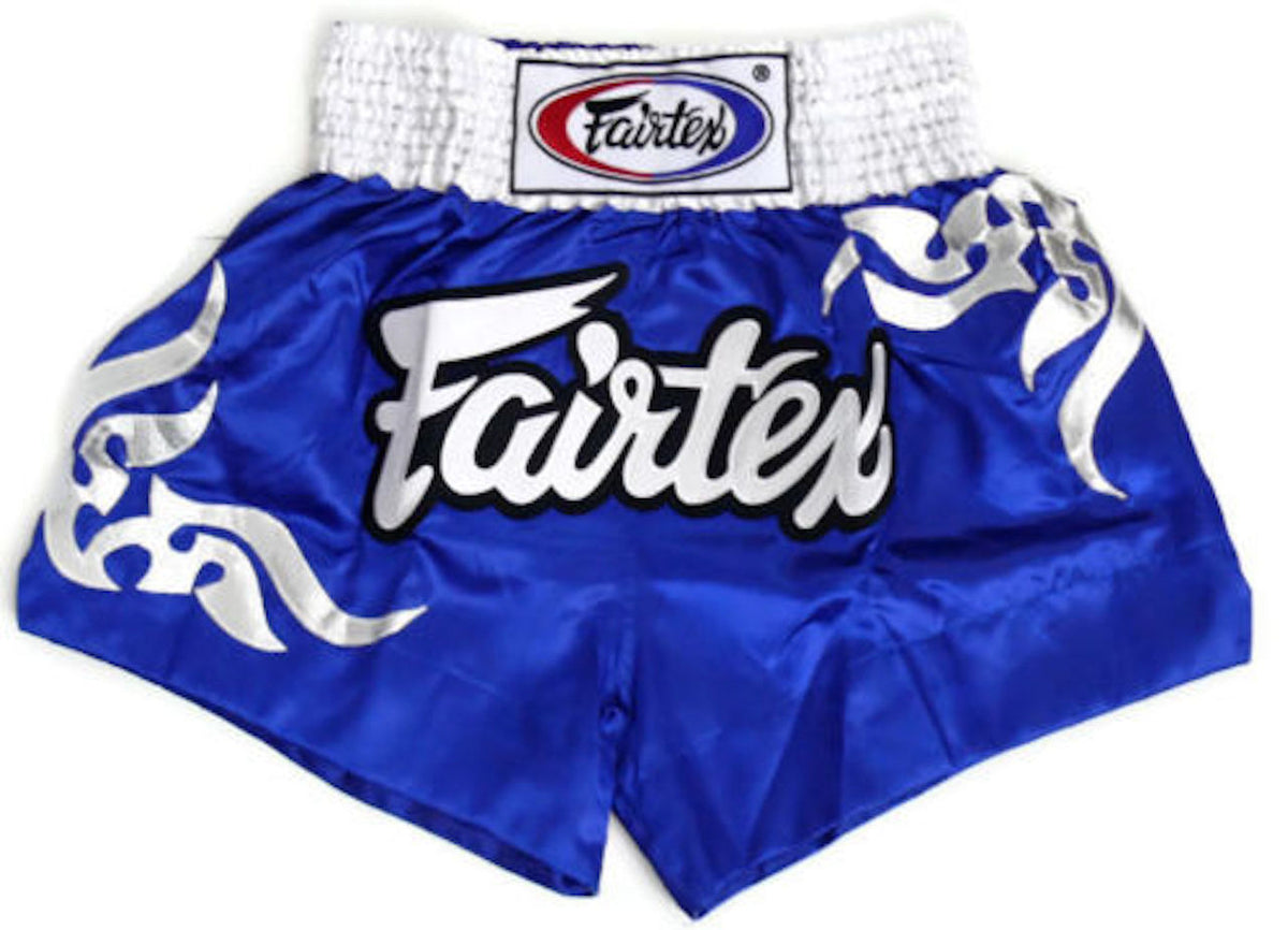 Blue Neon Color Indian Aztec Muay Thai Boxing Shorts main image 1