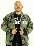 Fairtex Camouflage Zip Up Hooded Sweatshirt-FHS15-100% Cotton-Made in Thailand