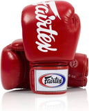 Fairtex BGV19 Deluxe Tight-Fit Muay Thai Kickboxing Gloves with Premium Quality Leather