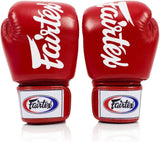 Fairtex BGV19 Deluxe Tight-Fit Muay Thai Kickboxing Gloves with Premium Quality Leather