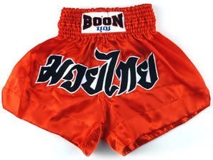 Boon Sport "CLASSIC" Muay Thai Shorts - Red