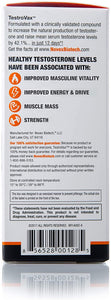 Novex Biotech TestroVax - 60 Capsules - Clinically Tested Testosterone Boosting Compound