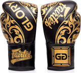 Fairtex BGLG2 Glory Lace Up Muay Thai Kickboxing Gloves - Limited Edition, Stylish, High Quality
