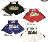 FAIRTEX "BLUE LACE" MUAY THAI KICKBOXING SHORTS