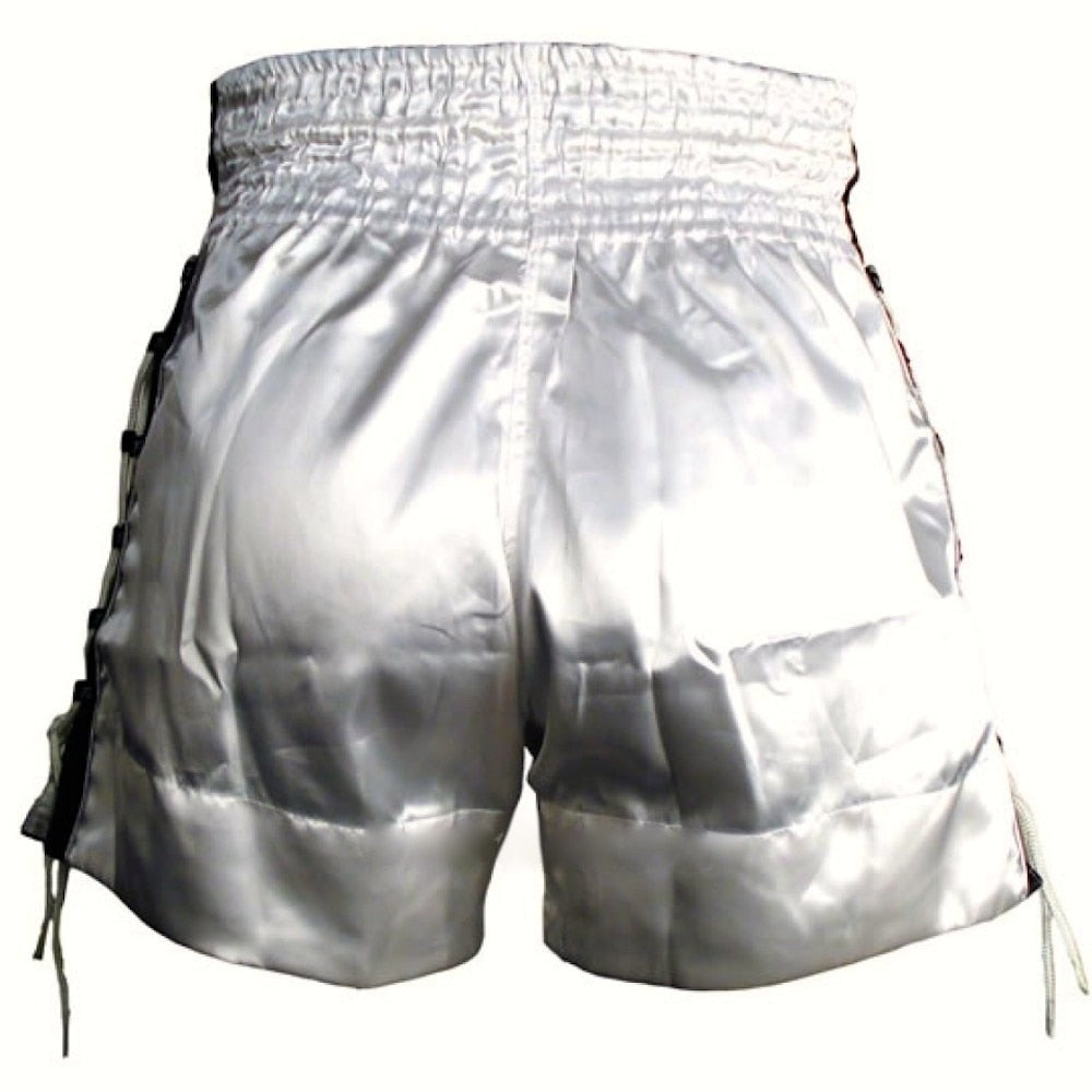 Fairtex WHITE LACE Muay Thai Kickboxing Shorts-BS0604 | MMA Blast