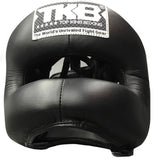 Top King "Pro" Training Open Chin Kickboxing Headguard - TKHGPT (OC) -  PROTECTS THE NOSE