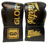 Fairtex Glory Lace Up Muay Thai Kick Boxing Gloves-BGLG1-Premium Synthetic Leather for Durability and Comfort