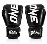 Fairtex "One Championship" Muay Thai Kickboxing Gloves - BGV1-ONE - Handmade in Thailand of premium quality leather