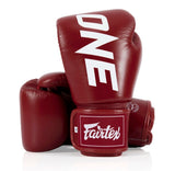 Fairtex One Championship Muay Thai Kickboxing Gloves-BGV1-ONE-Handmade in Thailand of premium quality leather