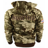 FAIRTEX HOODED SWEATSHIRT -BROWN CAMOUFLAGE