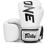 Fairtex One Championship Muay Thai Kickboxing Gloves-BGV1-ONE-Handmade in Thailand of premium quality leather