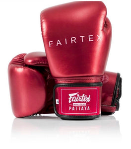 Fairtex "Metallic" Thai Boxing Gloves - BGV22 - Comes with Matching Heavy Duty Bag