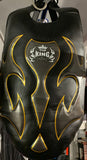 Top King "EMPOWER CREATIVITY" Body Protection Vest - TKBDEM-01 - Black, Silver, & Gold Trim