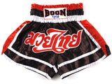 BOON SPORT "RED,WHITE,BLACK" MMA RETRO SHORTS-MT11