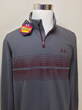 Men's Under Armour Infrared Long Sleeve Heartbeat 1/4 ZIP-1248111-GREY