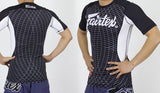 FAIRTEX NEW SHORTSLEEVE RASHGUARD - RG5 - BLACK/WHITE