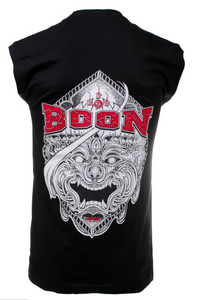 Boon Sport Sleeveless T-Shirt - Hanuman Face - Handmade in Thailand - 100% cotton