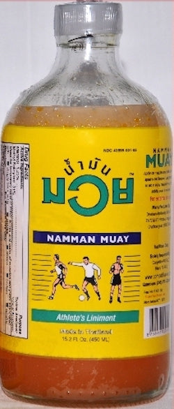 Namman Muay Thai boxing Oil Kick Boxing Liniment Sport Relaxing Massage  450ml x3