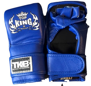 Top King "COMBAT" MMA Grappling Gloves - TKGGC - 100% Genuine Cowhide Leather - Made in Thailand