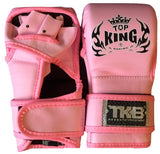 Top King "COMBAT" MMA Grappling Gloves - TKGGC - 100% Genuine Cowhide Leather - Made in Thailand