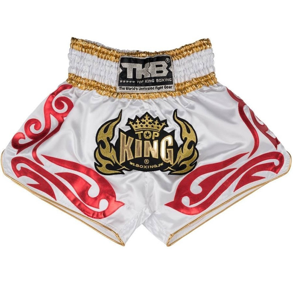 TOP KING MUAY THAI SHORTS Black Top King Muay Thai Shorts – MMA Blast