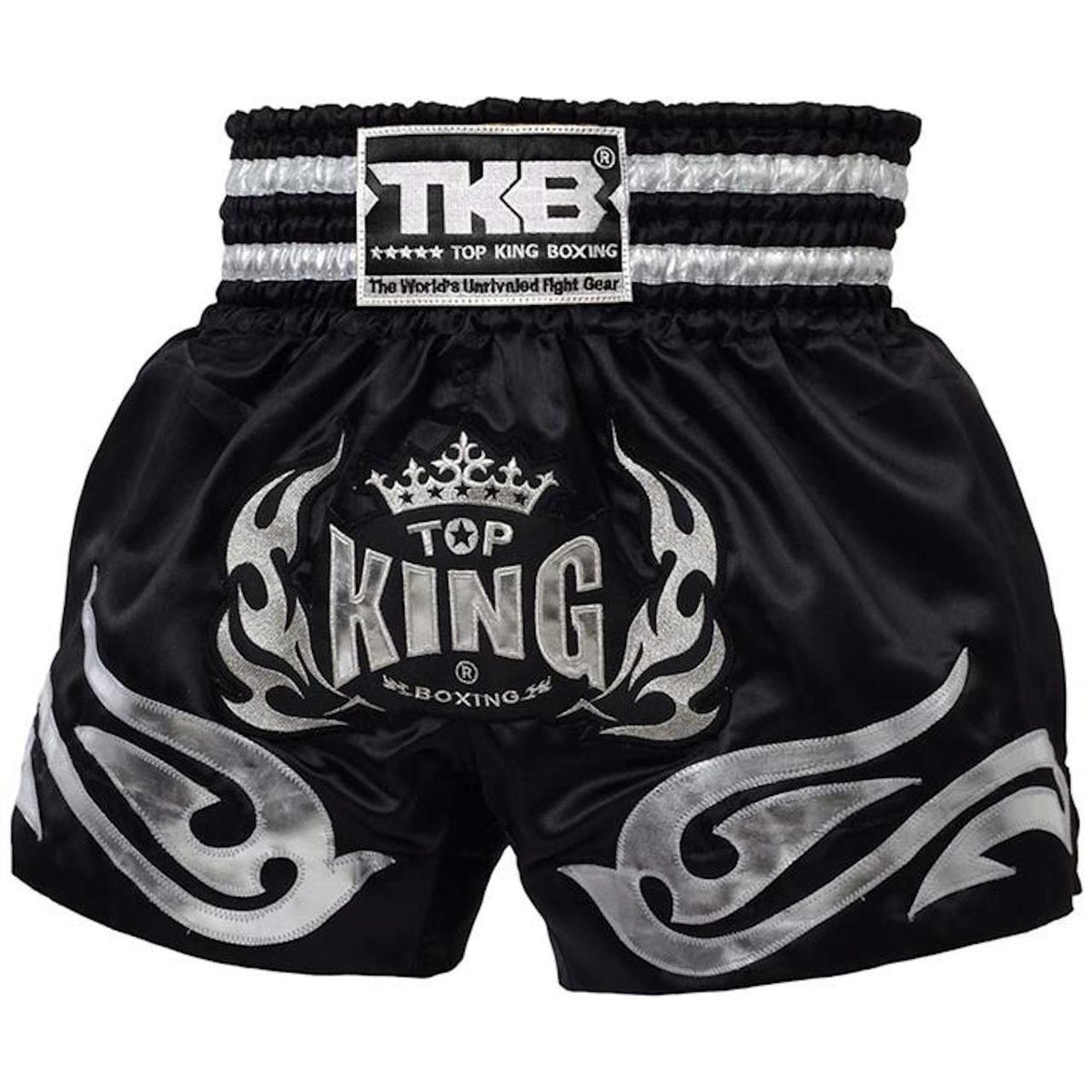  MMABLAST TOP King Muay Thai Pantalones cortos de boxeo -  TKTBS-051-BLANCO : Deportes y Actividades al Aire Libre