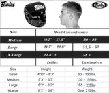 Fairtex Padded Top Diagonal Vision Boxing Martial Arts Headgear-HG13PD-Genuine Leather-Handmade in Thailand