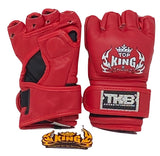 Top King "EXTREME" MMA Grappling Gloves-TKGGE-100% Leather-Handmade in Thailand