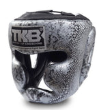 TOP KING "Super Snake" Head Guard- TKHGSS-02 - Made in Thailand from genuine leather.