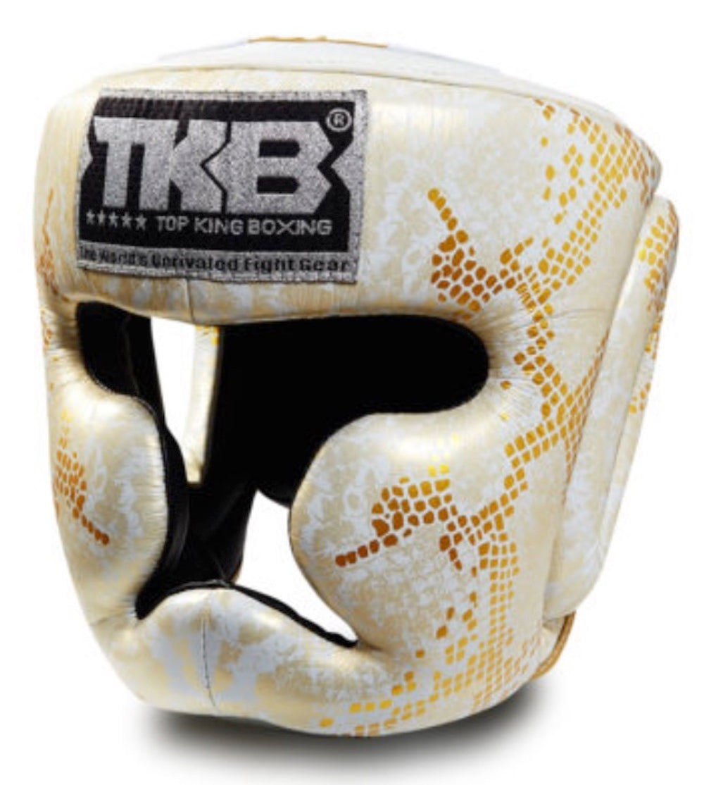 king fight gear TOP KING "Super Snake" Head Guard- TKHGSS-02