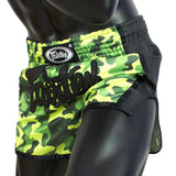 FAIRTEX Green Camo SLIM CUT MUAY THAI KICK BOXING SHORTS - BS1710