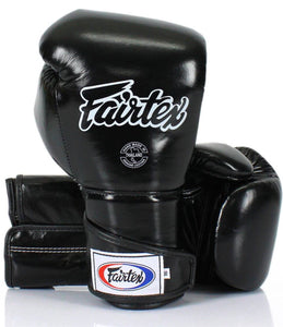Fairtex Angular Sparring Kickboxing Gloves - BGV6 - Genuine top grain leather - Handmade in Thailand