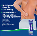 Salonpas Deep Relieving Gel 8-Hour Fast-Acting Pain Relief - 2.75 oz Tube