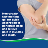 Salonpas Deep Relieving Gel 8-Hour Fast-Acting Pain Relief - 2.75 oz Tube