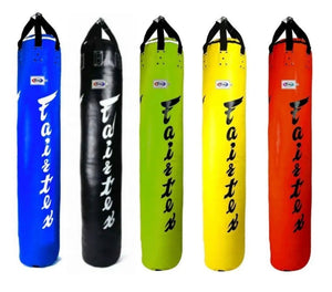 Fairtex 6 Feet Long Banana Bag - designed to give you a full contact total body workout - HB6 -Unfilled