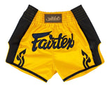 Fairtex Yellow Slim Cut Muay Thai Kick Boxing Short - BS1701
