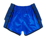 FAIRTEX BLUE SLIM CUT MUAY THAI KICK BOXING SHORTS - BS1702