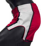FAIRTEX Red/White SLIM CUT MUAY THAI KICK BOXING SHORTS - BS1704