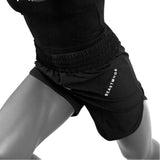Fairtex Training MMA Shorts - AB11 - Black - High elasticity, very comfortable when wearing and moving