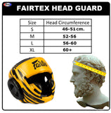 Fairtex Full Coverage Lace-Up Headgear-Increased padding on forehead and cheek-HG16-M2