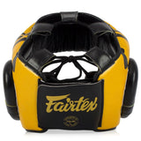 Fairtex Full Coverage Lace-Up Headgear-Increased padding on forehead and cheek-HG16-M2