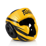Fairtex Full Coverage Lace-Up Headgear - HG16-M1 - increased padding on forehead and cheek