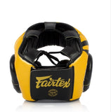 Fairtex Full Coverage Lace-Up Headgear-Increased padding on forehead and cheek-HG16-M1