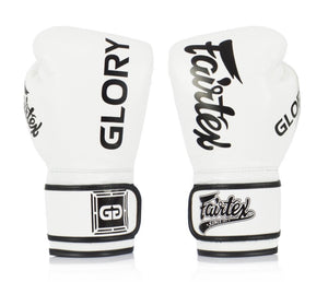Fairtex Glory Competition Velcro Muay Thai Kickboxing Gloves - Genuine Leather - BGVG1