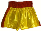 MUAY KICKBOXING "THAI BOXING" SHORTS -TBS-YELLOW/RED