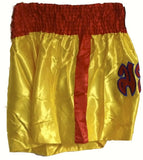 MUAY KICKBOXING "THAI BOXING" SHORTS -TBS-YELLOW/RED