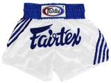 FAIRTEX "BLUE STRIPES" MUAY THAI KICKBOXING SHORTS