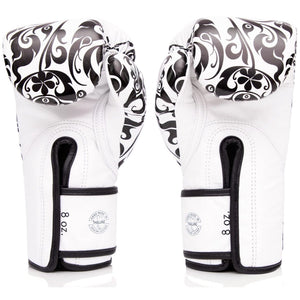 Fairtex "Glory" Hook & Loop Tribal Boxing Gloves - Genuine Leather - BGVG2