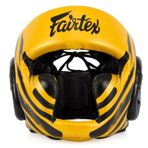 Fairtex Full Coverage Lace-Up Headgear - HG16-M2 - increased padding on forehead and cheek