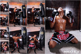 FAIRTEX PRO SUPER SPARRING BOXING GLOVES - 3TONE - BLACK/WHITE/RED COLOR